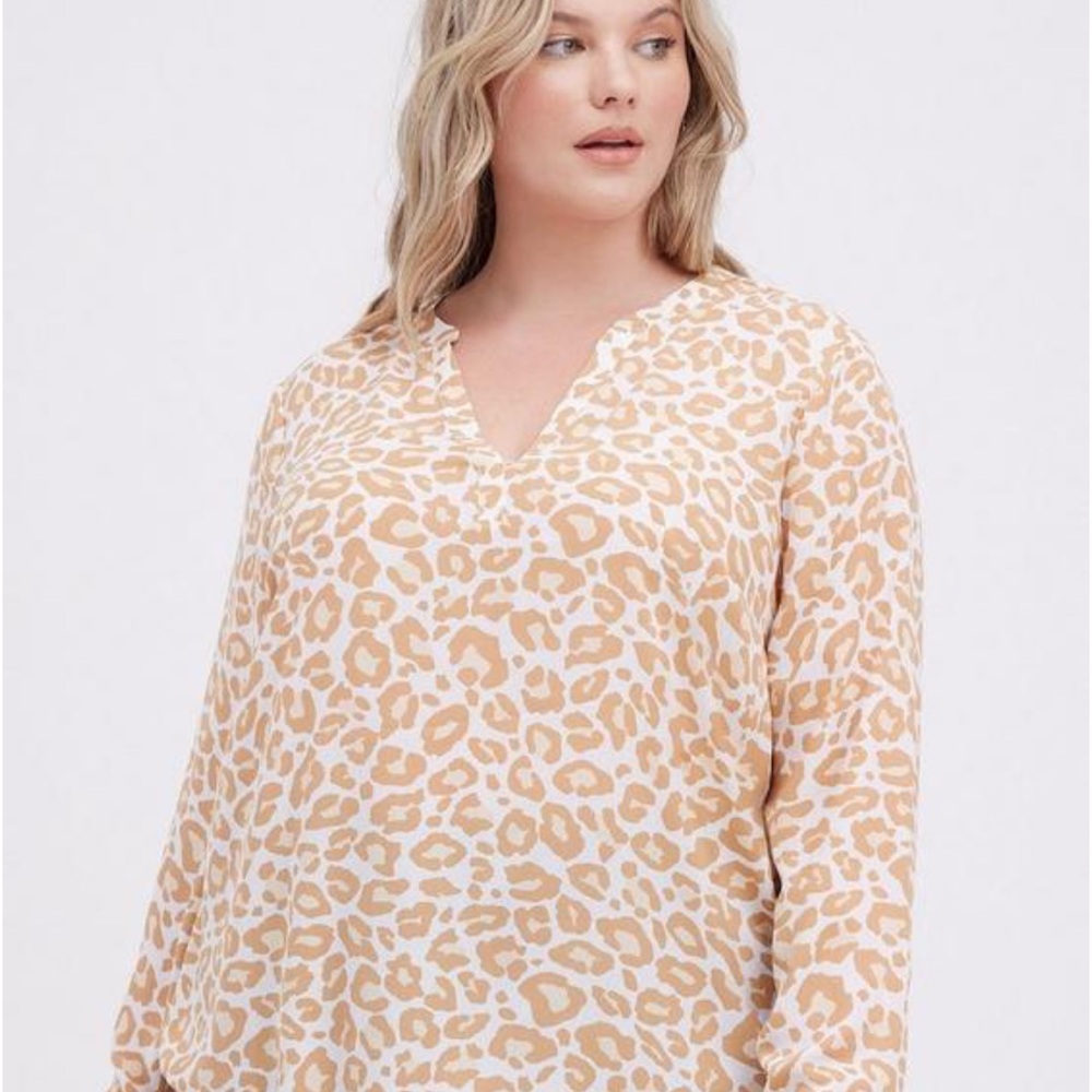 Animal Print Torrid Blouse
